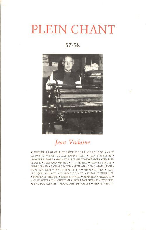Plain chant n°57-58 - Collectif - Livre