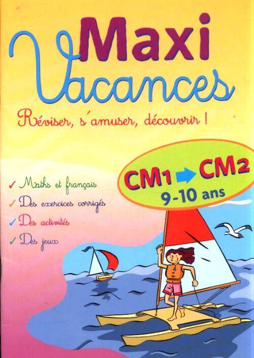Maxi vacances CM1 vers CM2 - Collectif - Livre