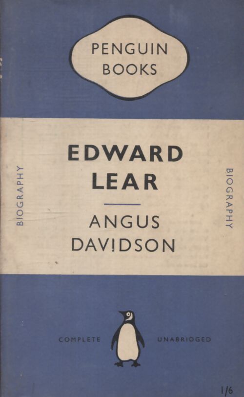 Edward Lear - Angus Davidson - Livre