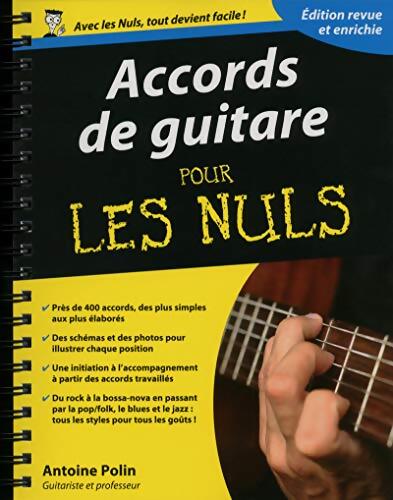 Accords de guitare pour les nuls  - Antoine Polin - Livre