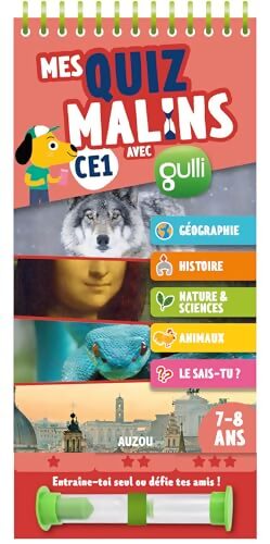 Mes quiz malins avec Gulli CE1 - Deborah Pinto - Livre