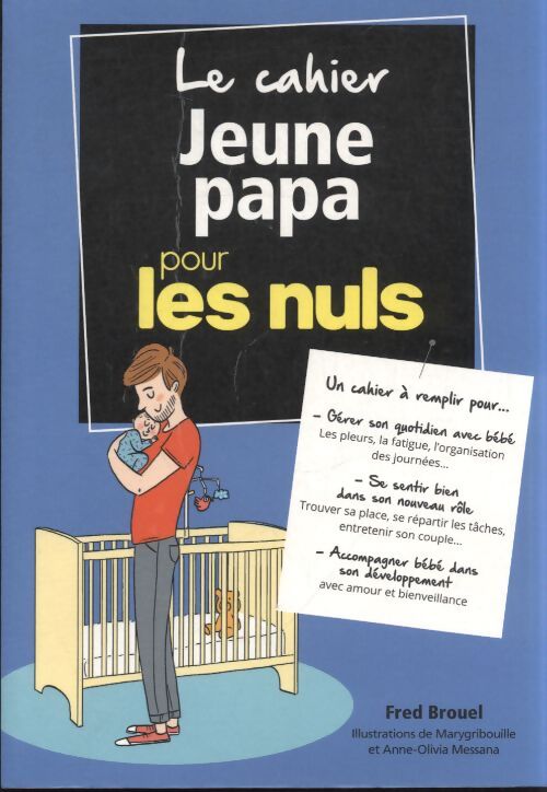 Cahier coach - jeune papa pour les nuls - Fred Brouel - Livre