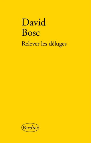 Relever les déluges - David Bosc - Livre