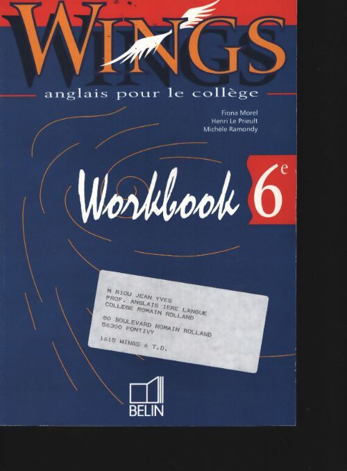 Wings 6 t. D. - F. Morel - Livre