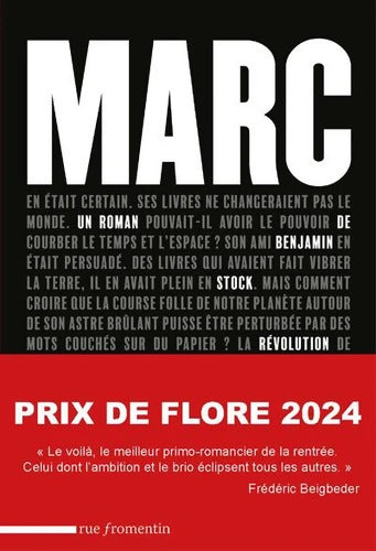 Marc - Prix de Flore 2024 - Benjamin Stock - Livre