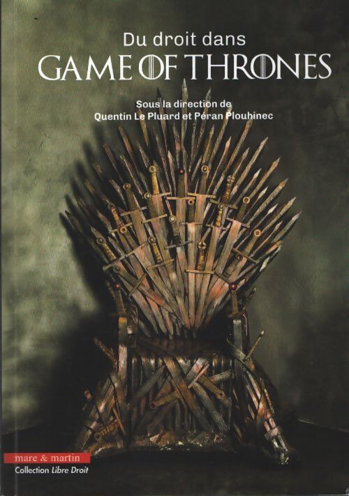 Du droit dans game of thrones - Quentin Le Pluard - Livre