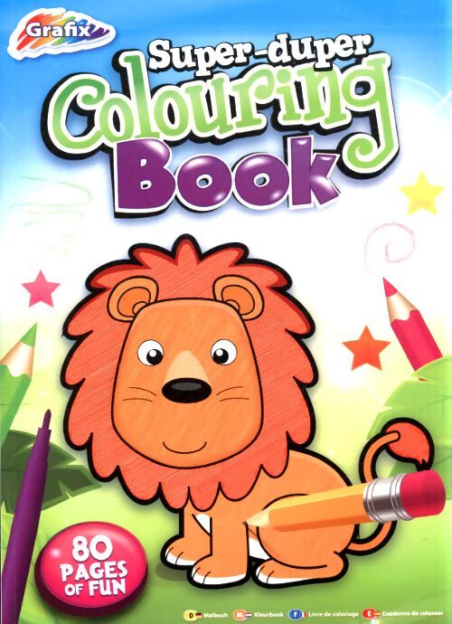 Super-duper colouring book - Collectif - Livre