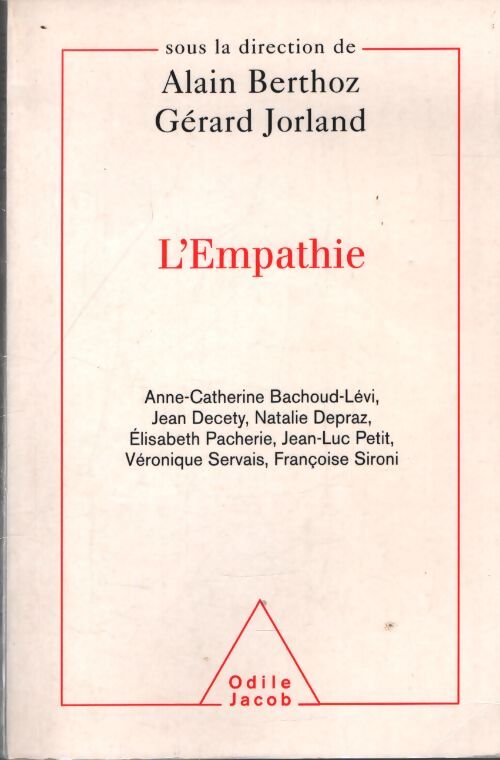 L'empathie - Alain Berthoz - Livre