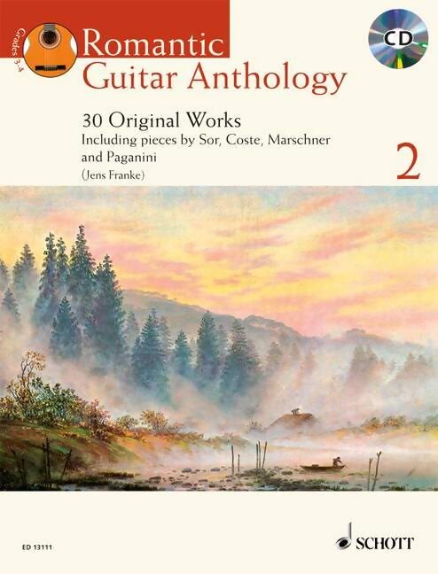 Romantic guitar anthology vol. 2 + CD - Franke Jens - Livre