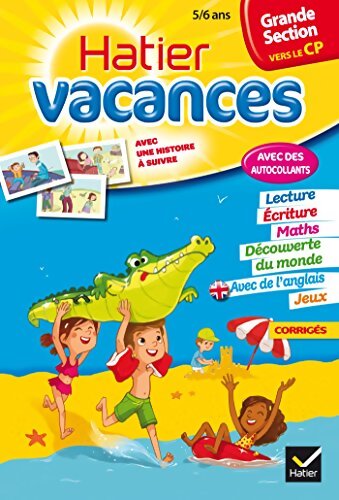 Hatier vacances grande section vers le CP : Les aventures d'agathe et valentin - Florence Doutremepuich - Livre