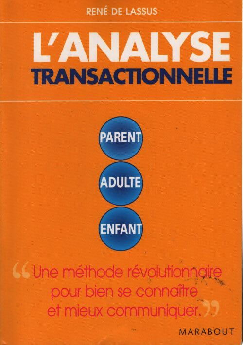 L'analyse transactionnelle - René De Lassus - Livre