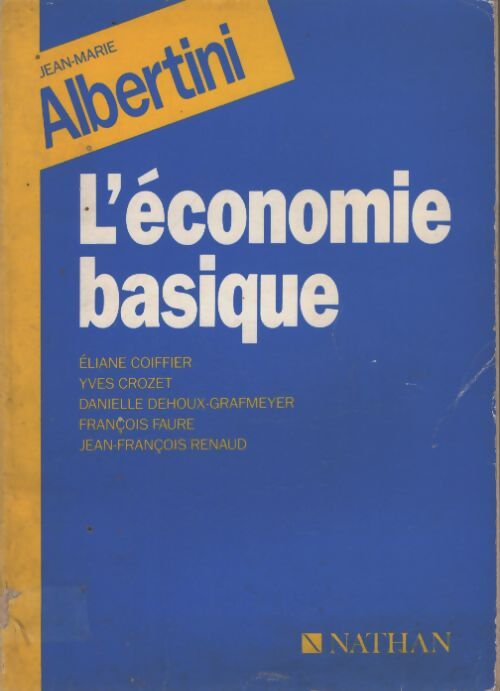 L' économie basique - Collectif - Livre