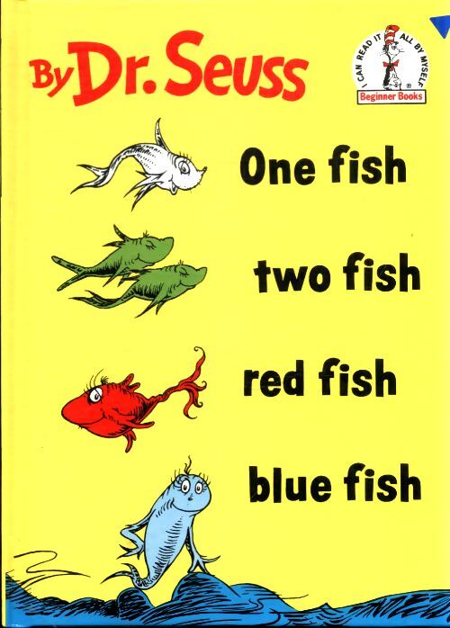 One fish two fish red fish blue fish - Dr. Seuss - Livre