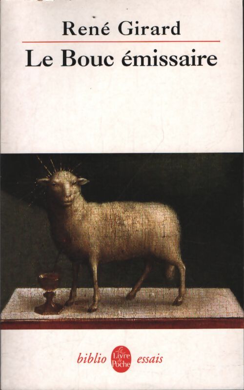 Le bouc émissaire - René Girard - Livre