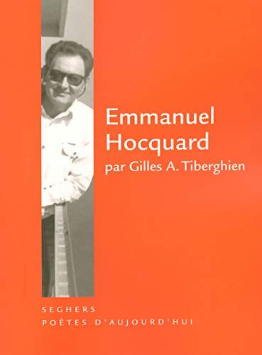 Emmanuel Hocquard - Gilles A. Tiberghien - Livre