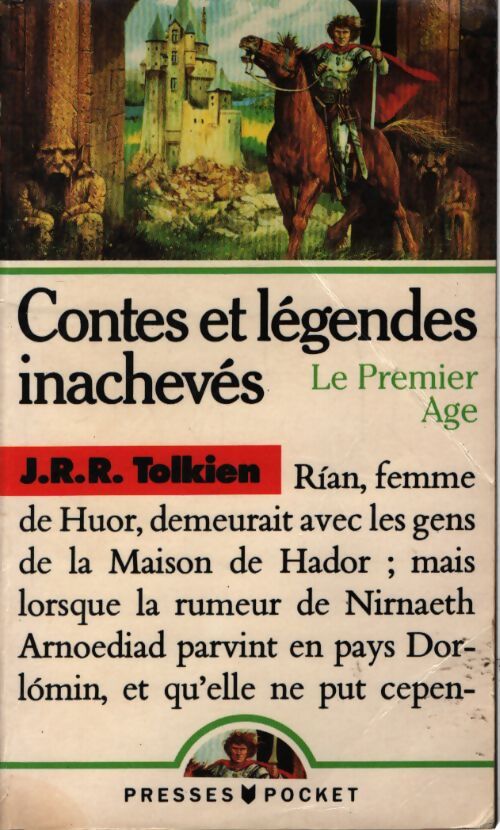 Contes et légendes inachevés Tome I : Premier âge - John Ronald Reuel Tolkien - Livre