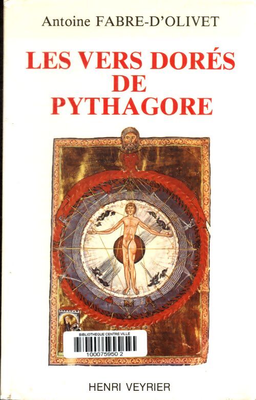 Les vers dores de Pythagore  - Antoine Fabre D'Olivet - Livre