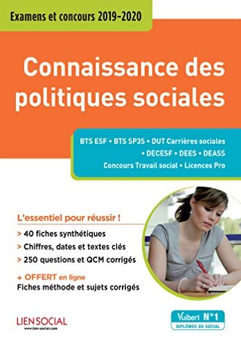 Connaissance des politiques sociales : Examens et concours 2019-2020 - Christelle Jamot-Robert - Livre