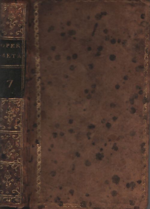 Opere del signor Pietro Metastasio Tomo VII - Pietro Metastasio - Livre