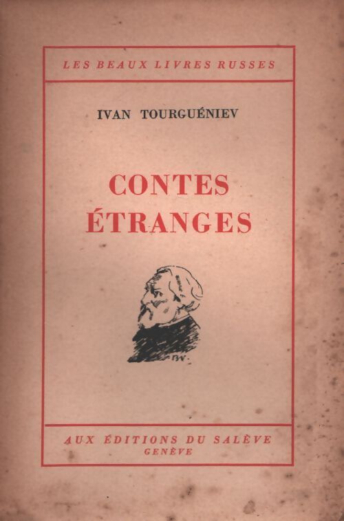 Contes étranges - Ivan Sergeievitch Tourguenieff - Livre