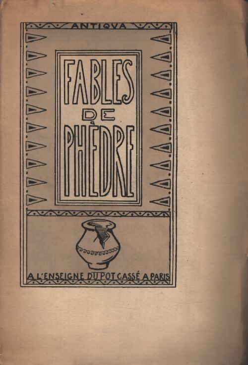 Fables de Phèdre - Phèdre - Livre