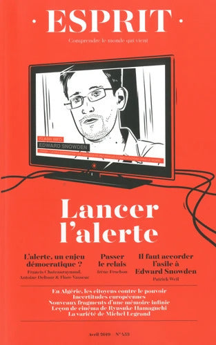 Esprit - Lancer l'alerte : Avril 2019 - Collectif - Livre