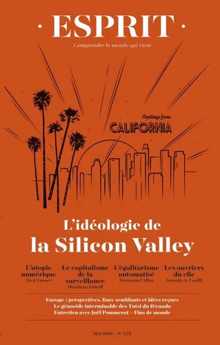 Esprit - L'idéologie de la Silicon Valley : Mai 2019 - Collectif - Livre