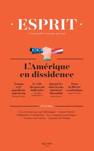 Esprit - L'Amerique en dissidence : Mai 2017 - Collectif - Livre