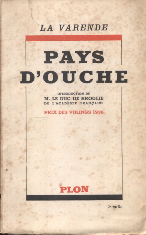 Pays d'Ouche - Jean De la Varende - Livre