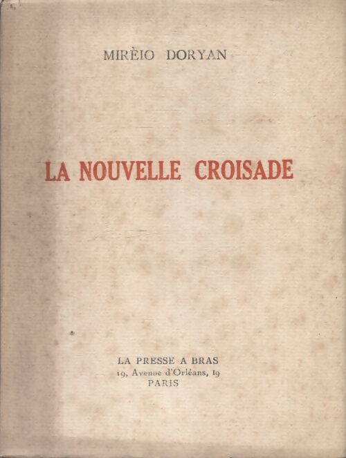 La nouvelle croisade - Mirèio Doryan - Livre