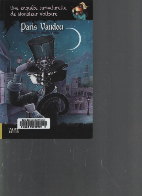Une enquête surnaturelle de monsieur voltaire Tome V Paris vaudou - Christos - Livre