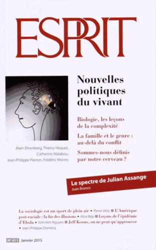Esprit - Nouvelles politiques du vivant : Janvier 2015 - Collectif - Livre