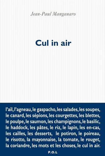 Cul in air - Jean-Paul Manganaro - Livre