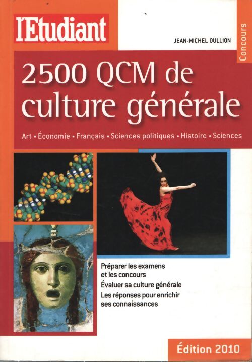 2 500 QCM de culture générale 2010 - Jean-Michel Oullion - Livre