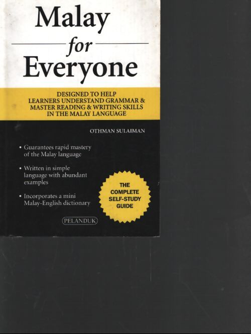 Malay for everyone : Mastering malay through english - Othman Sulaiman - Livre