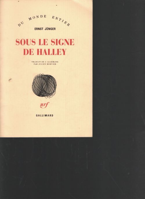 Sous le signe de halley - Ernst Jünger - Livre