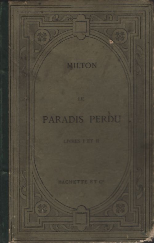 Le paradis perdu - John Milton - Livre