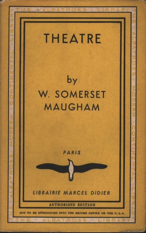 Theatre - Somerset Maugham - Livre
