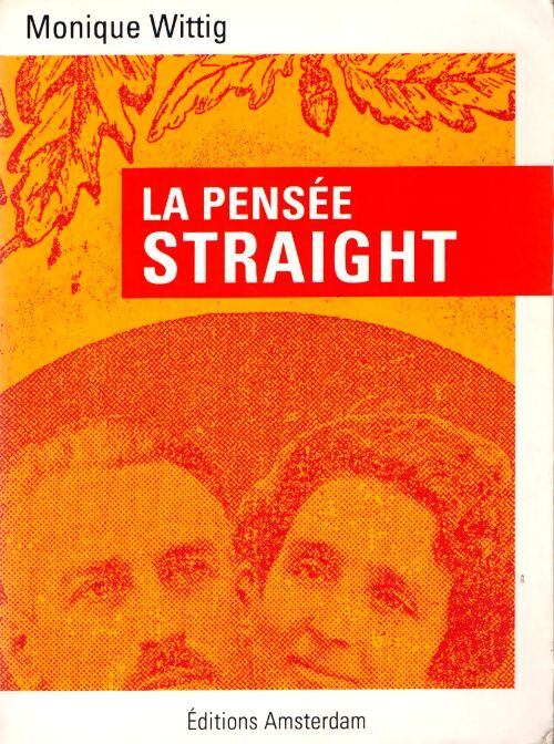 La pensée straight - Monique Wittig - Livre