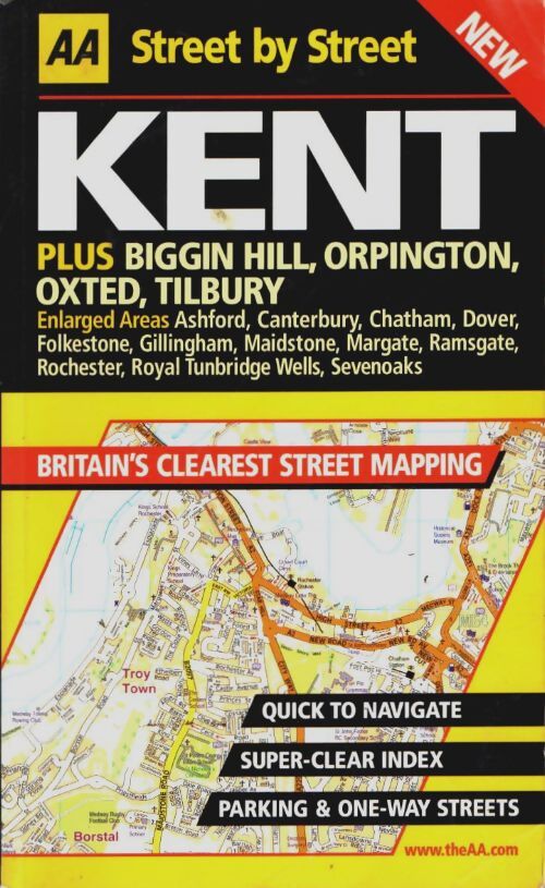 Aa street by street kent - Aa Publishing - Livre