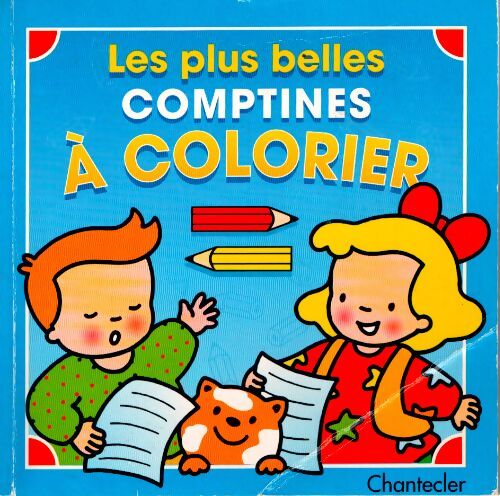 Les plus belles comptines a colorier - Collectif - Livre