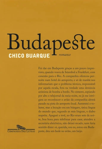 Budapeste : Edition en langue portugaise - Chico Buarque - Livre