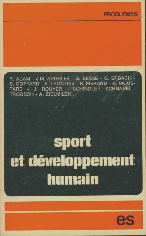 Sport et développement humain - Yvon Adam - Livre