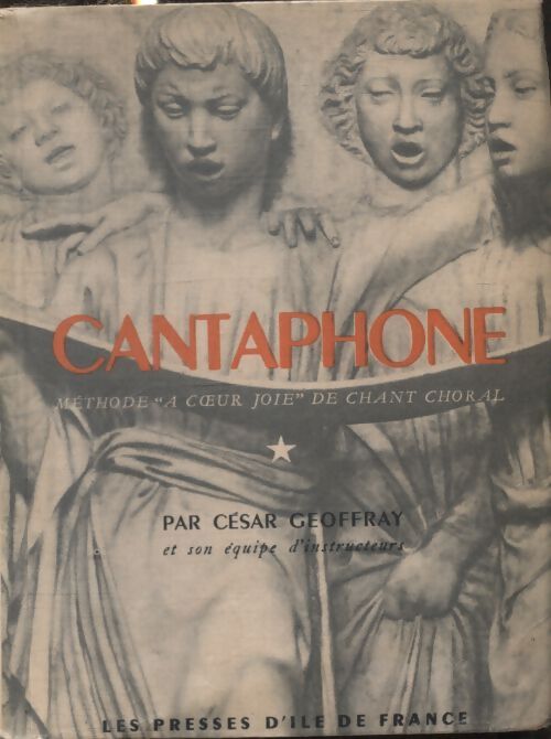 Cantaphone Tome I - César Goeffray - Livre