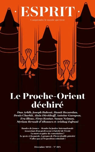 Esprit - Le Proche-Orient déchiré : Décembre 2023 - Collectif - Livre