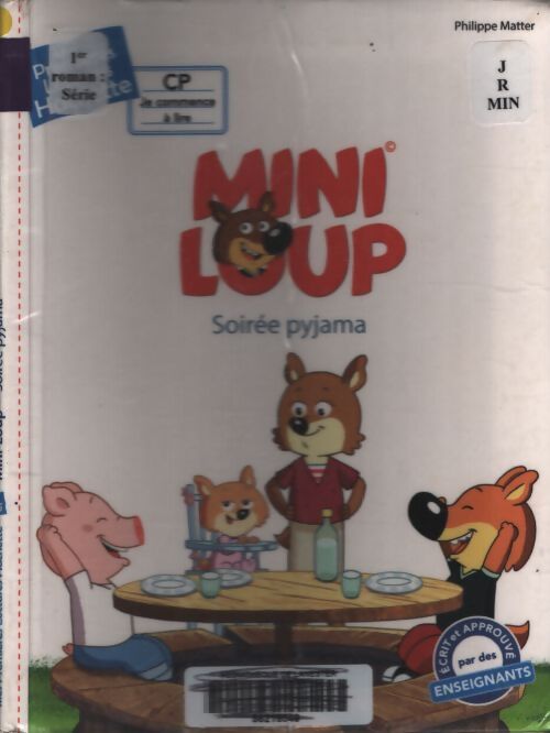 Premières lectures - mini-loup - soirée pyjama - Matter - Livre