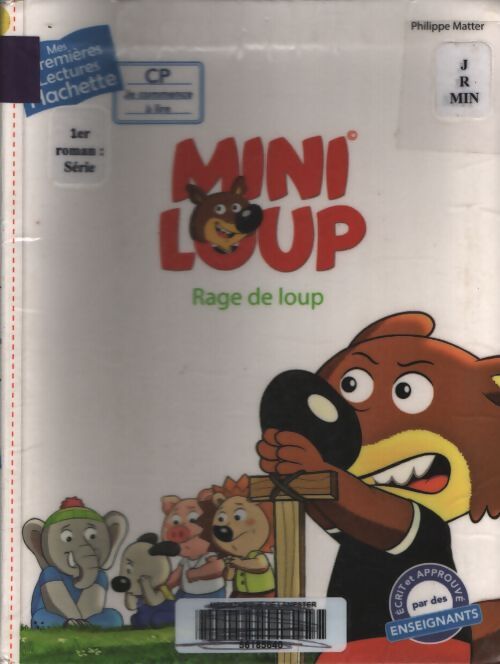 Premières lectures cp2 mini-loup - rage de loup - Philippe Matter - Livre