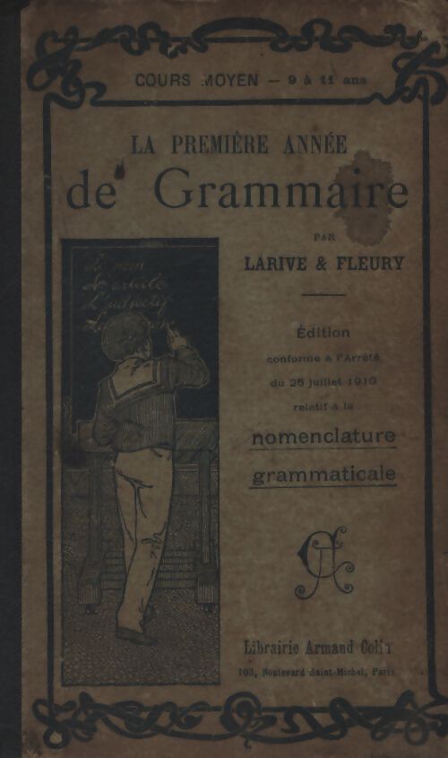 La première année de grammaire - Larive - Livre