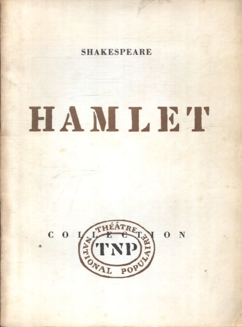 Hamlet - Shakespeare - Livre