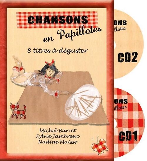 Chansons en papillotes + 2 CD - Jambresic Sylvie - Livre